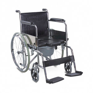 Commode Wheelchair With Cushion Seat Basic at AXIS Medical Solutions