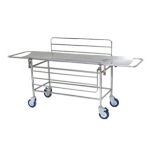 Stainless Steel Patient Trolley with Railings at AXIS Medical Solutions